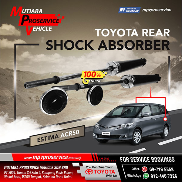 Toyota Shock Absorbers Mutiara Proservice Vehicle