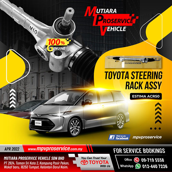 Toyota Steering Rack Assy - Mutiara Proservice Vehicle
